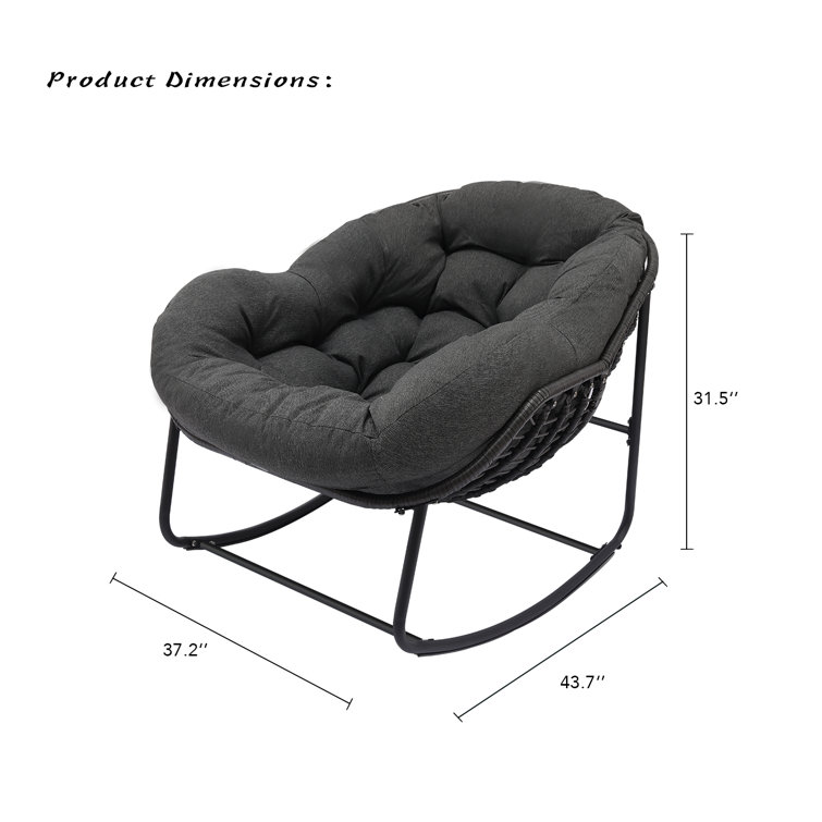 Papasan rope online chair